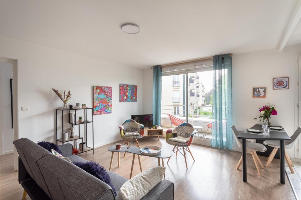 Ferienwohnung Bahibe - Balcon Et Parking Au Calme Proche Gare Rennes Exterior foto